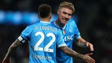 Højlund fires Napoli past Milan to reach Supercoppa final
