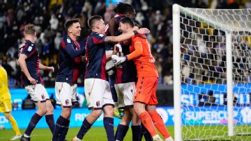 Bologna upset Inter in Supercoppa semifinal shootout