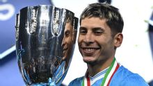Mathías Olivera conquistó un nuevo título con Napoli