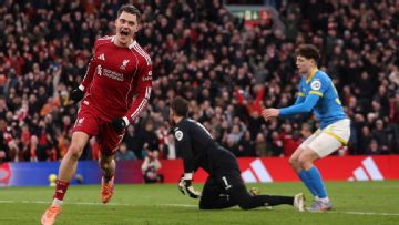 Wirtz's first goal gives Liverpool win over Wolves at crucial time