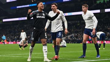 Tottenham's Thomas Frank accuses Aston Villa's Ollie Watkins of provoking post-match scuffle