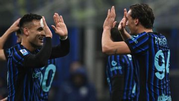 Inter Milan move six points clear at Serie A top after beating Lecce