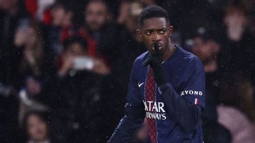 PSG won't let up on Chelsea in second leg, Dembélé says