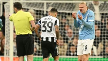 Man City's Pep Guardiola slams refs' treatment of Erling Haaland