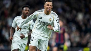 Kylian Mbappé only trails Cristiano Ronaldo in race to 50 LaLiga goals