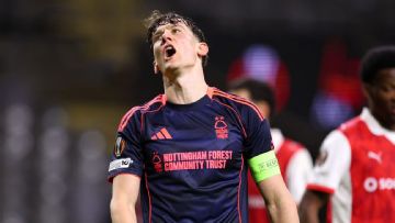 Nottingham Forest dealt Europa League blow with loss at Braga