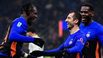 Inter hit six past Pisa, go six clear of AC Milan at top of Serie A