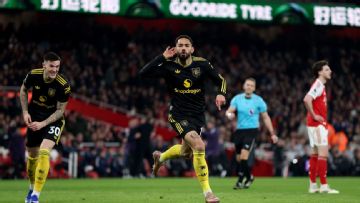 Matheus Cunha and Manchester United dent Arsenal's title hopes
