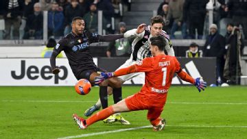 Juventus impose setback on Napoli title defence