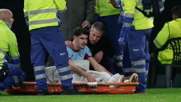 Feyenoord boss Robin van Persie: Son's injury is 'heartbreaking'