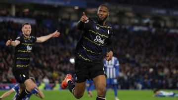 Beto rescues point for Everton with last-gasp equaliser against Brighton