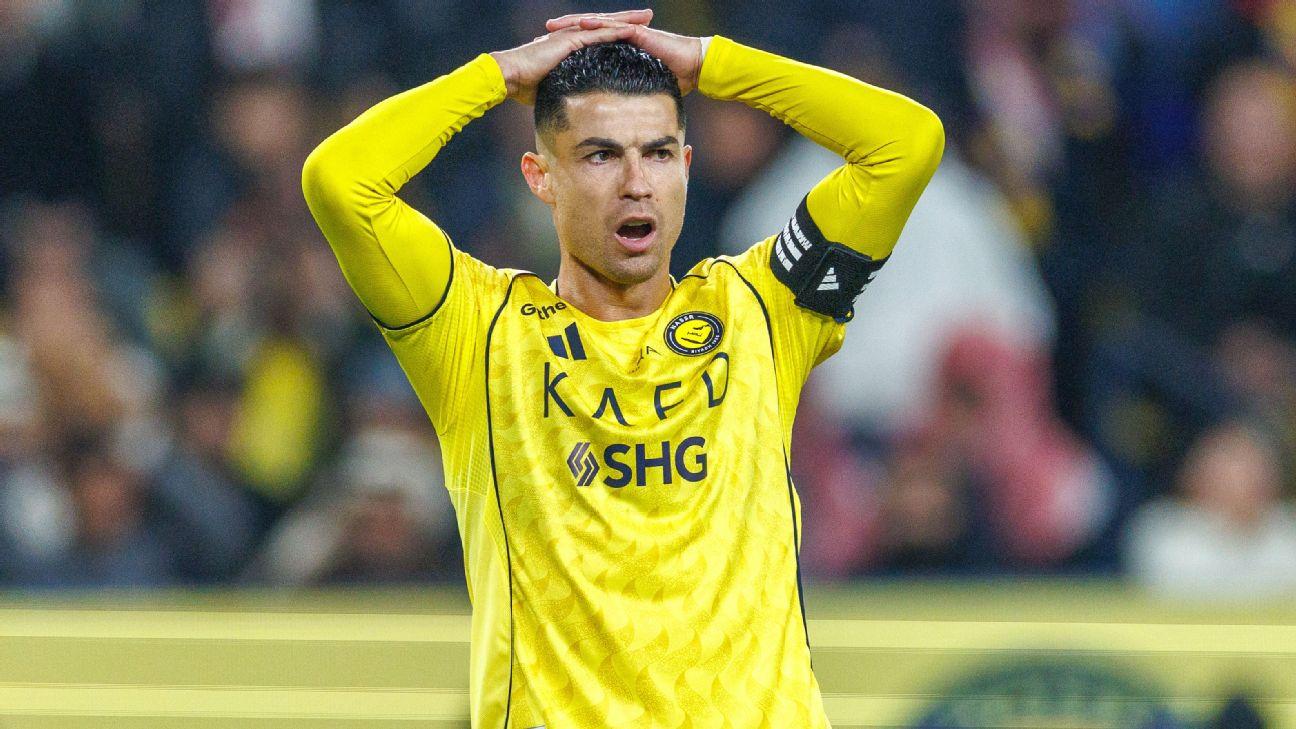 Cristiano Ronaldo lifted the league title with Al Nassr for the first time since he joined in December 2022.