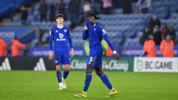 Leicester City lose 3-goal lead as freefall continues