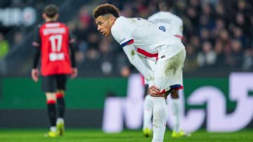 PSG suffer title blow with shock loss to coachless Rennes