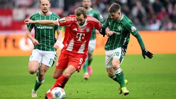 Harry Kane scores 500th goal as Bayern Munich cruise past Werder Bremen