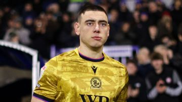 Socceroos right back Lewis Miller appears to injure Achilles in Blackburn win