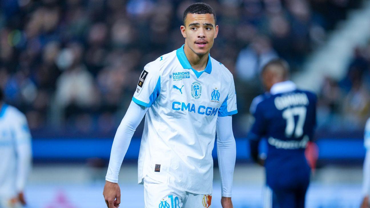 Mason Greenwood missed a penalty in Marseille's loss to Brest.