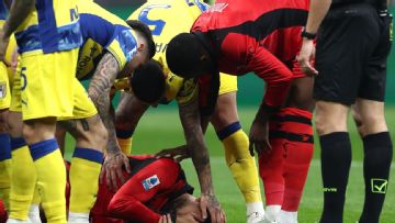 AC Milan's Loftus-Cheek in hospital after collision with GK