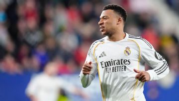 Kylian Mbappé (knee) likely out for Real Madrid vs. Benfica - sources