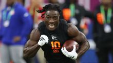 2026 NFL combine: Emmett Washington, Dillon Thieneman lead best photos