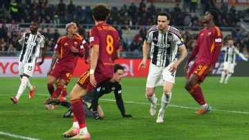 Juventus avoid third defeat in a week after late goal earns 3-3 draw at Roma