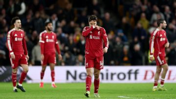 Liverpool lose 9th of season in 'same old story,' Slot says