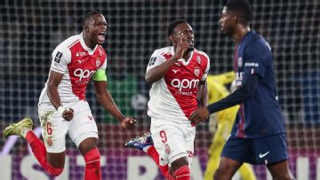 Balogun scores as Monaco dent PSG's title hopes