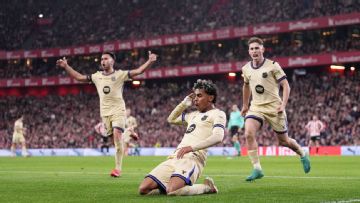 Lamine Yamal strike sees Barcelona past Athletic Club, 4 points clear