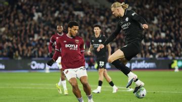 Premier League live updates: West Ham host Man City, Arsenal win late vs. Everton