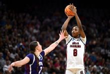 South Carolina routs TCU to reach sixth straight Final Four