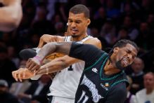Victor Wembanyama ejected from Game 4 for elbowing Naz Reid