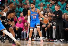 Thunder rule out Ajay Mitchell for Game 4 with calf strain