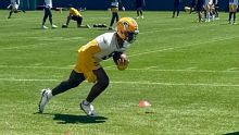 Josh Jacobs at Packers practice as prosecutors mull charges