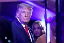 Trump becomes first sitting president to attend NBA Finals game