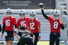 Cousins bucks mentor label: Raiders QBs 'a working force together'