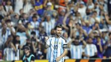 Argentina wins as Messi scores in cameo in front of 88k in Alabama
