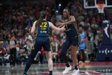 Aliyah Boston, Caitlin Clark first WNBA teammates with 30-point double-doubles