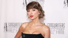 Travis Kelce joins Taylor Swift for Songwriters Hall of Fame induction