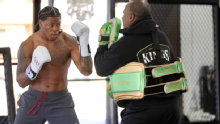 Lions' Jahmyr Gibbs training with MMA legend Rafael Cordeiro