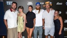 Taylor Swift attends Tight End University with Travis Kelce