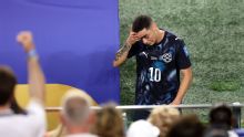 Paraguay's Almirón gets one-game ban for covering his mouth