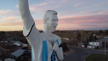 Lionel Messi gets new 85-foot statue, even taller than torn down India sculpture