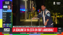 Argentina se instaló en Fort Lauderdale, a la espera de Cabo Verde