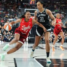 Indiana Fever, without Caitlin Clark, defeat Las Vegas Aces