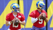 Ty Simpson soaking in everything Rams QB room has to offer