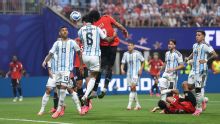 Yasser Ibrahim abrió el marcador para Egipto ante Argentina