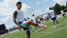 La Selección Argentina retomó los entrenamientos, con la cabeza puesta en Suiza