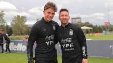 Agustín Giay sufrió y festejó el triunfo de Argentina en la concentración de Palmeiras