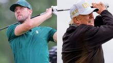 England captain Harry Kane details 'surreal' golf round with Donald Trump