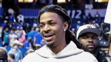 Ja Morant mistakenly autographs former number on Blazers jersey